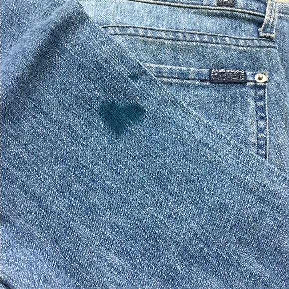 7 For All Mankind Crystal Detailed Jeans NEW - Picture 5 of 5